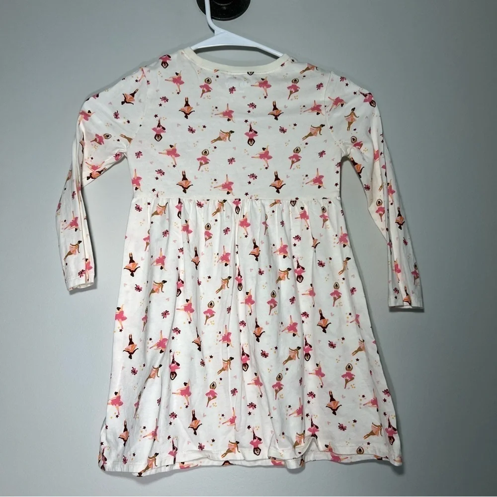 Old Navy Long Sleeve Fit & Flare Printed Dress 5T
